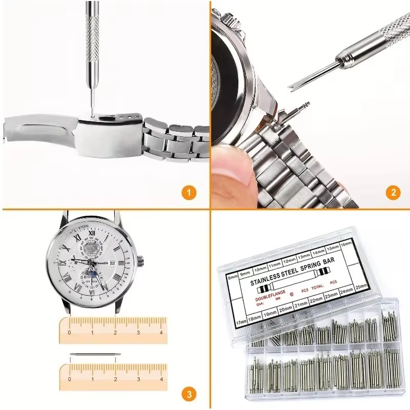 270pcs Stainless Steel Spring  - đánh giá và giá Spring Bar Tool Set