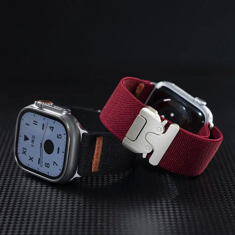 Nylon Strap for Apple Watch ba - đánh giá và giá Parachute Strap Elastic