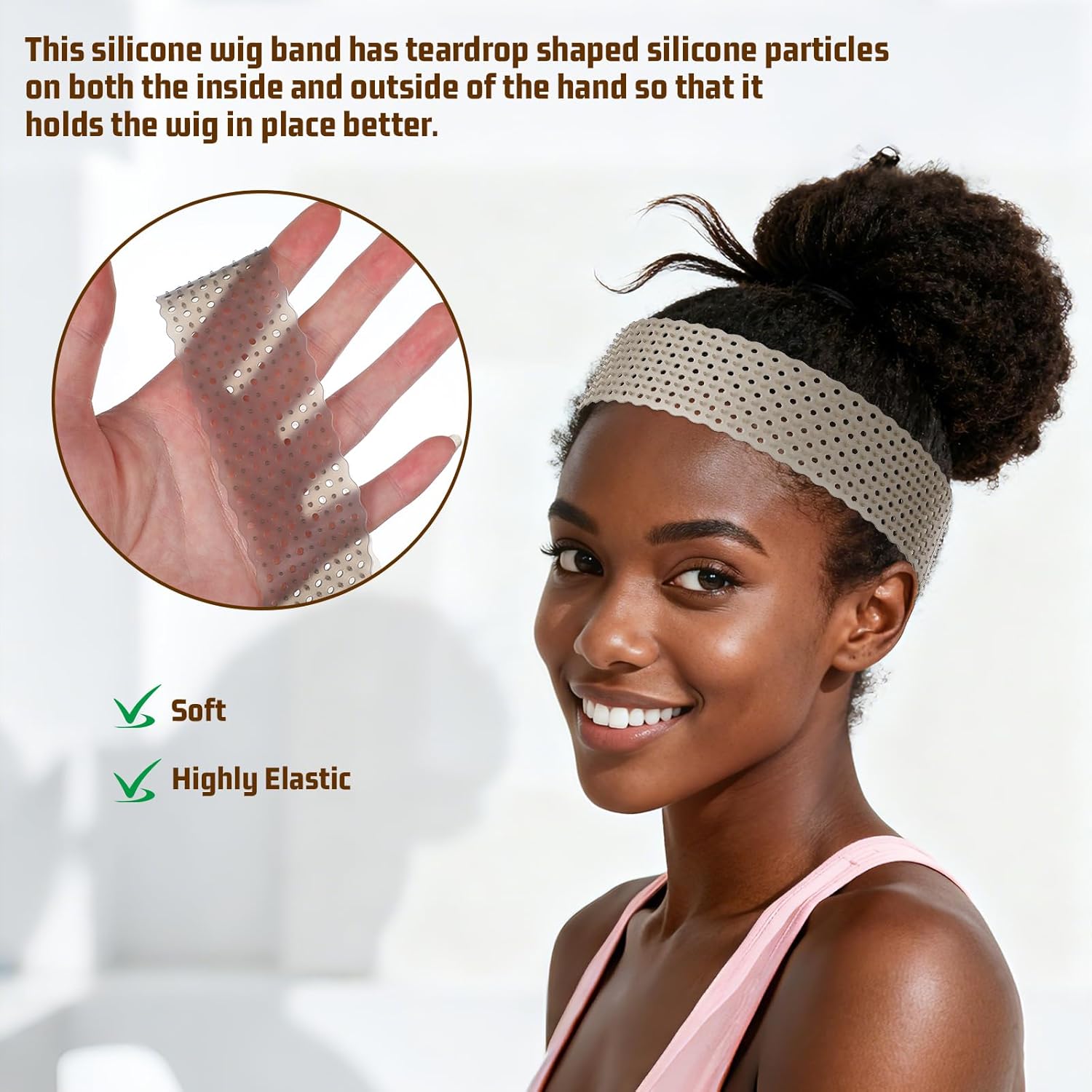new breathable Wig Grip Band N - đánh giá và giá Silicone Band Women