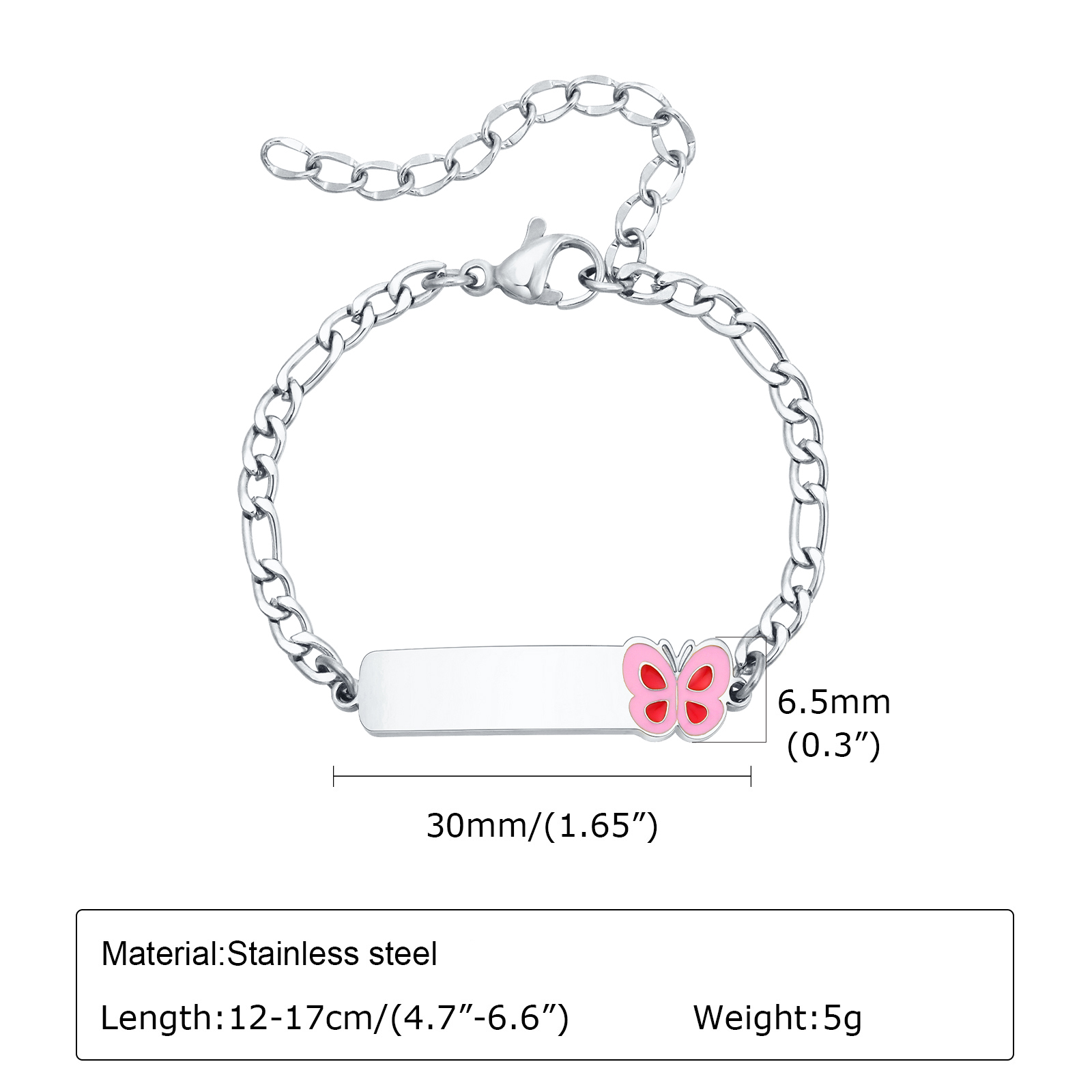 Vnox Personalized Baptism Gift - đánh giá và giá Butterfly Clasp Deployant