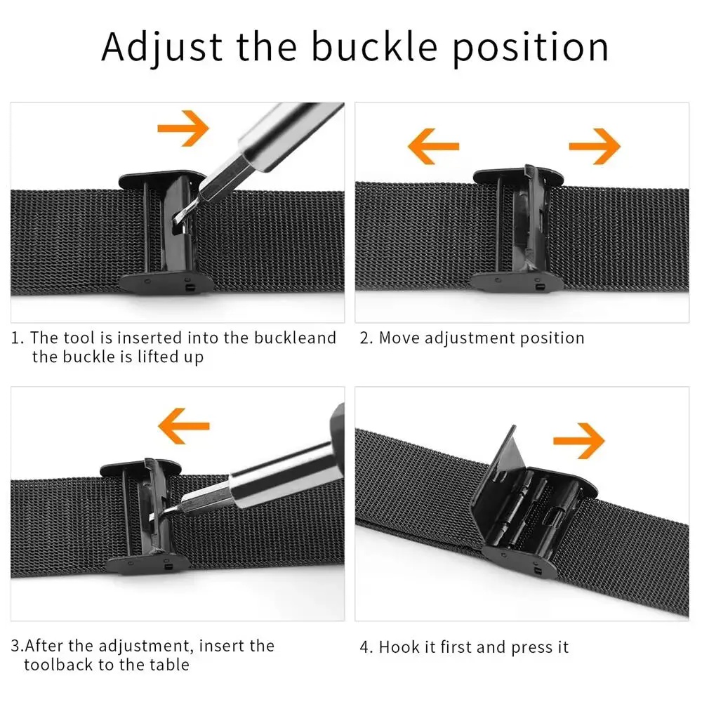 Metal Bands for Garmin Venu X1 - đánh giá và giá Mesh Strap Metal