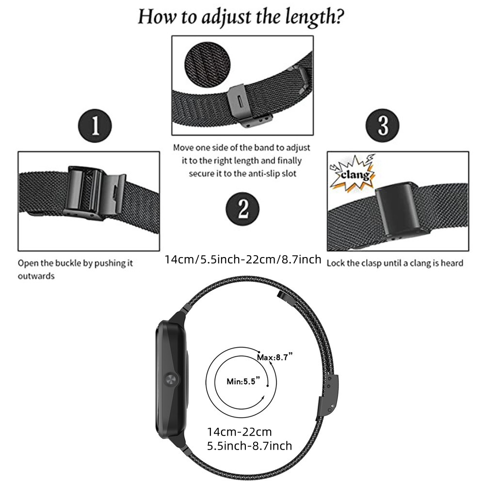 Metal Bands for Garmin Venu X1 - đánh giá và giá Mesh Strap Metal