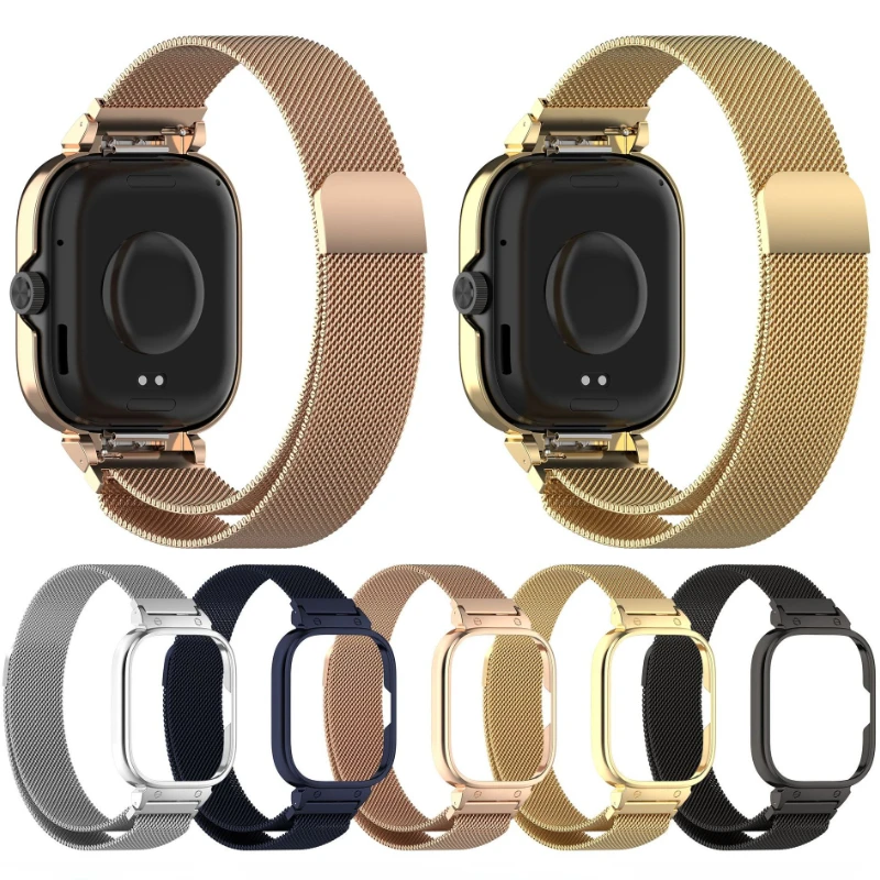 Metal Case+Milanese Loop Strap - đánh giá và giá Milanese Loop Magnetic