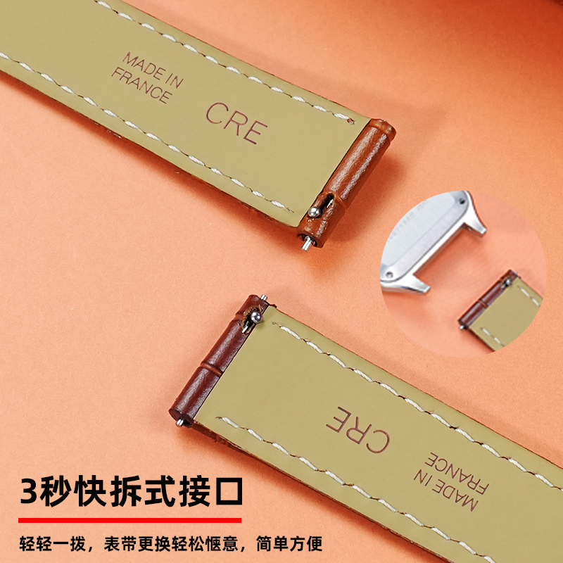 15mm 17mm 18mm 20mm Genuine Le - đánh giá và giá Leather Strap Quick Release