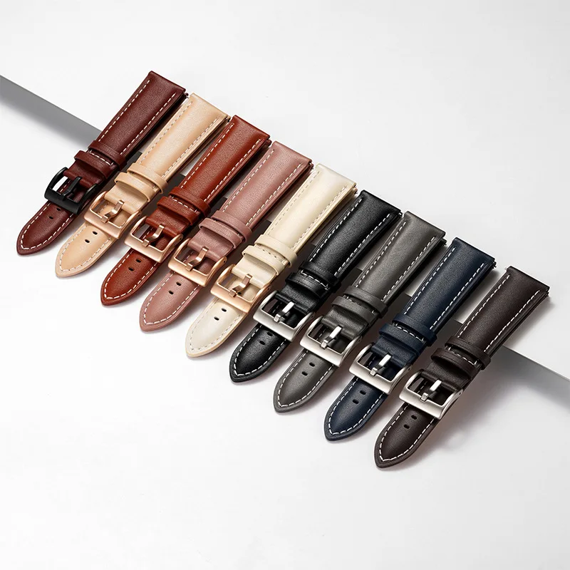 14mm 16mm 18mm 20mm 22mm Genui - đánh giá và giá Leather Strap Quick Release