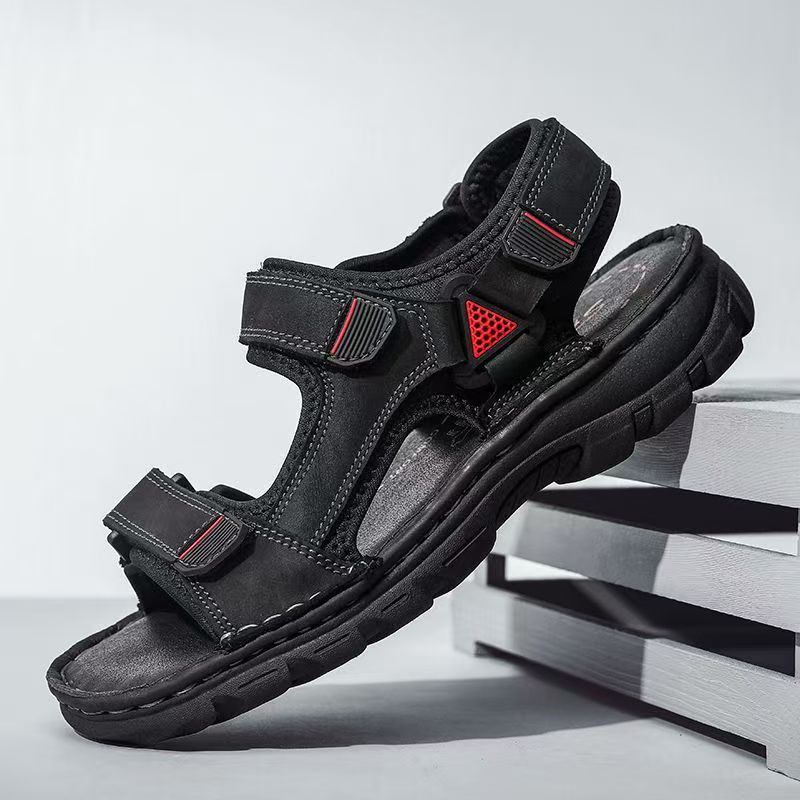Men 2026 Summer New Real Leath - đánh giá và giá Sport Loop Velcro