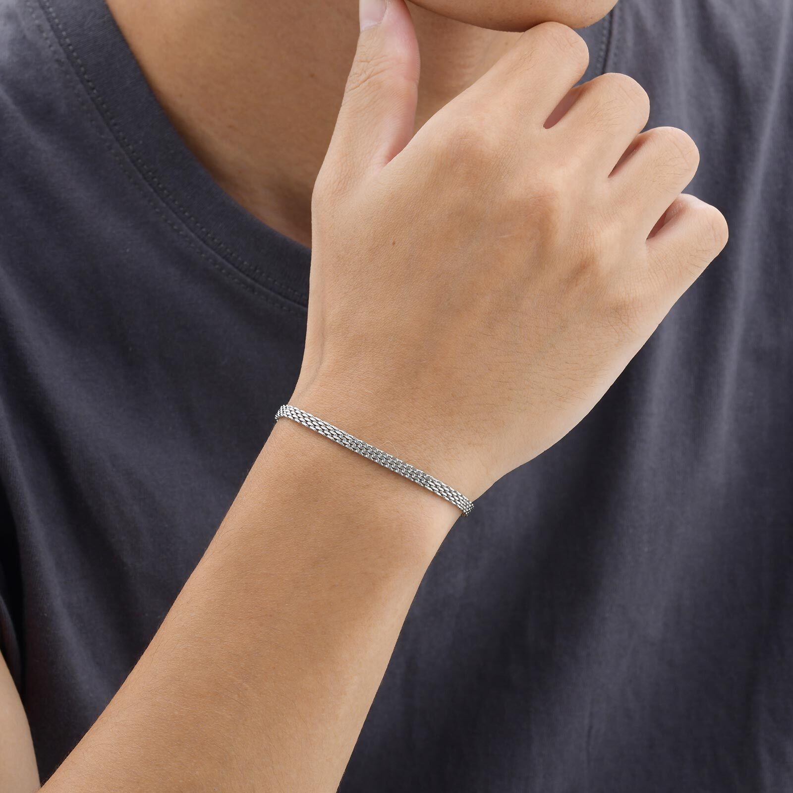 3/8mm Mesh Strap Chain Bracele - đánh giá và giá Mesh Strap Metal