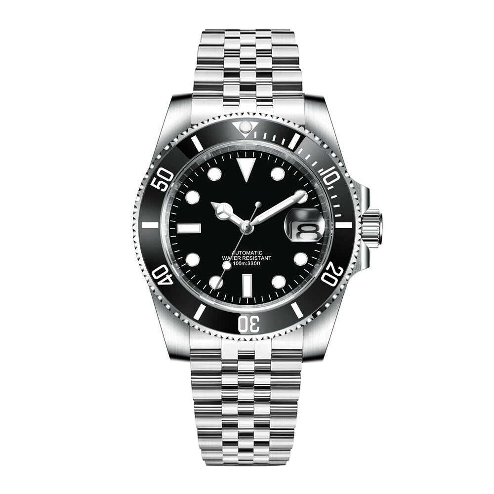 DIY Logo 40MM Dive Watch NH35  - đánh giá và giá Stainless Bracelet Diver