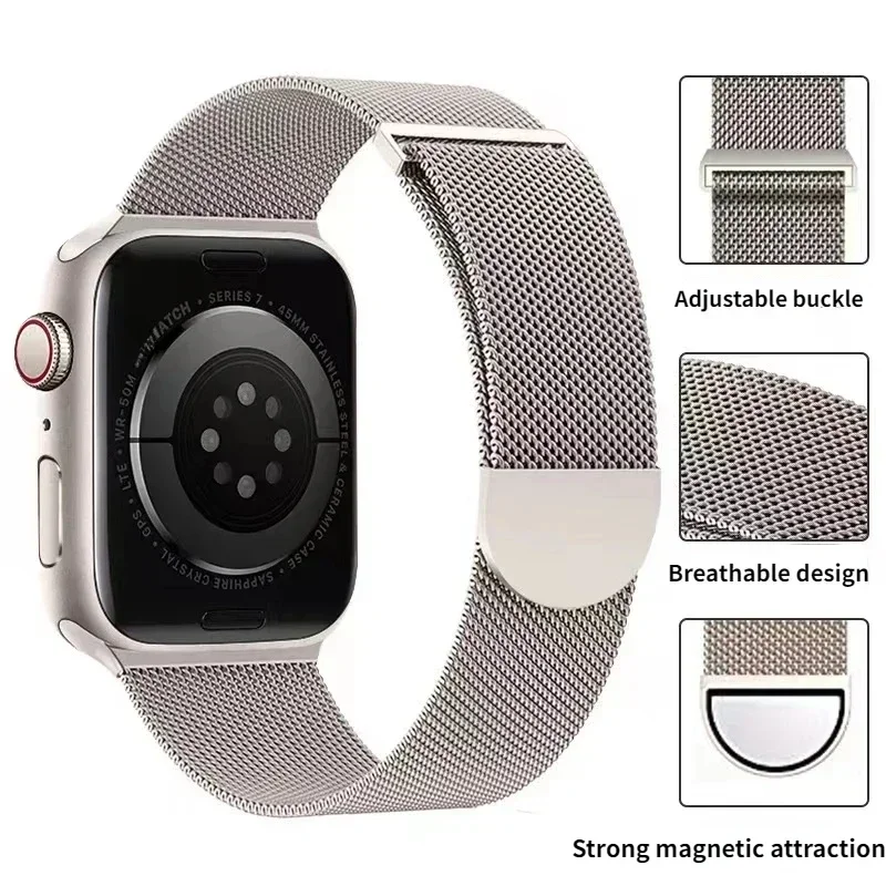 Magnetic Loop Strap For Apple  - đánh giá và giá Milanese Loop Magnetic