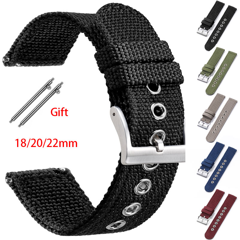 Nylon Strap 18mm 20mm 22mm Ban - đánh giá và giá Nato Strap Nylon