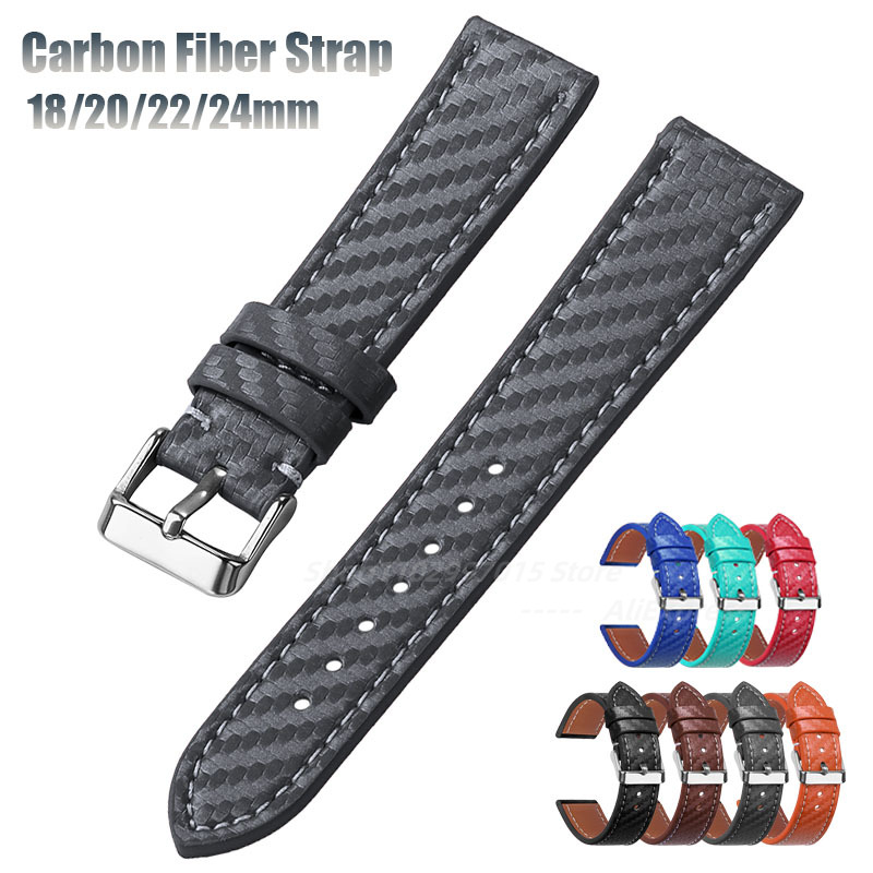 Carbon Fiber Genuine Leather W - đánh giá và giá Nato Strap Nylon