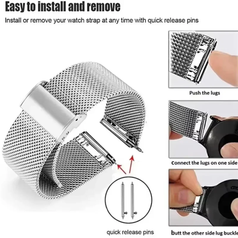 18mm Magnetic Milanese Bracele - đánh giá và giá Milanese Loop Magnetic