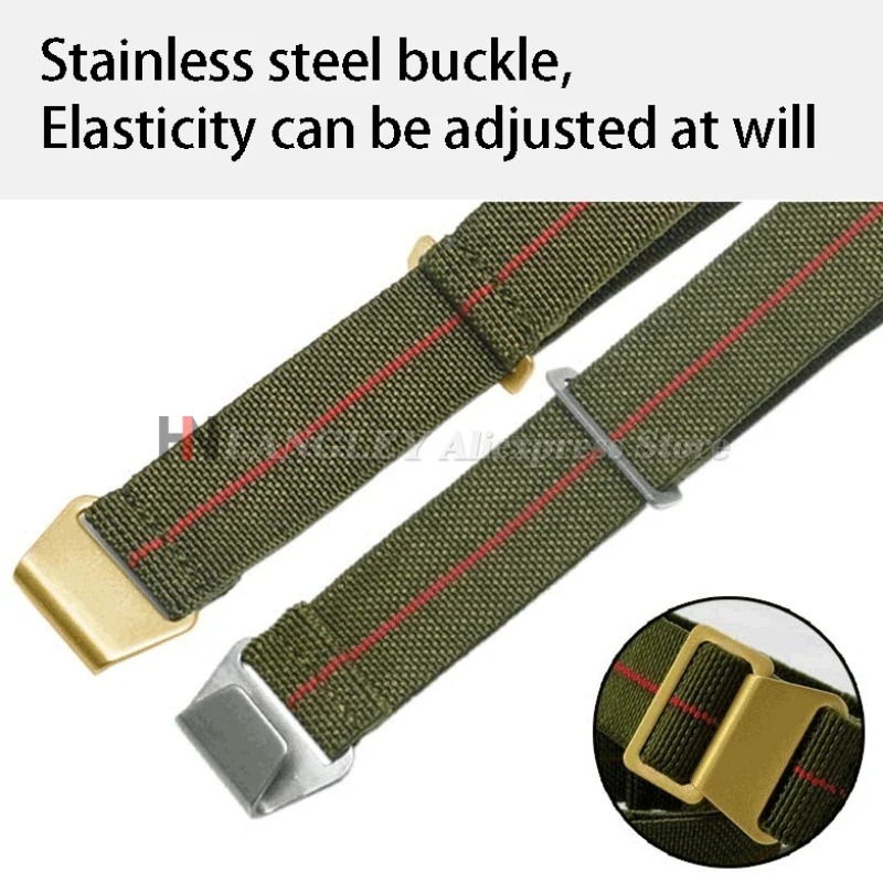 Elastic Nylon Watch Band for S - đánh giá và giá Parachute Strap Elastic
