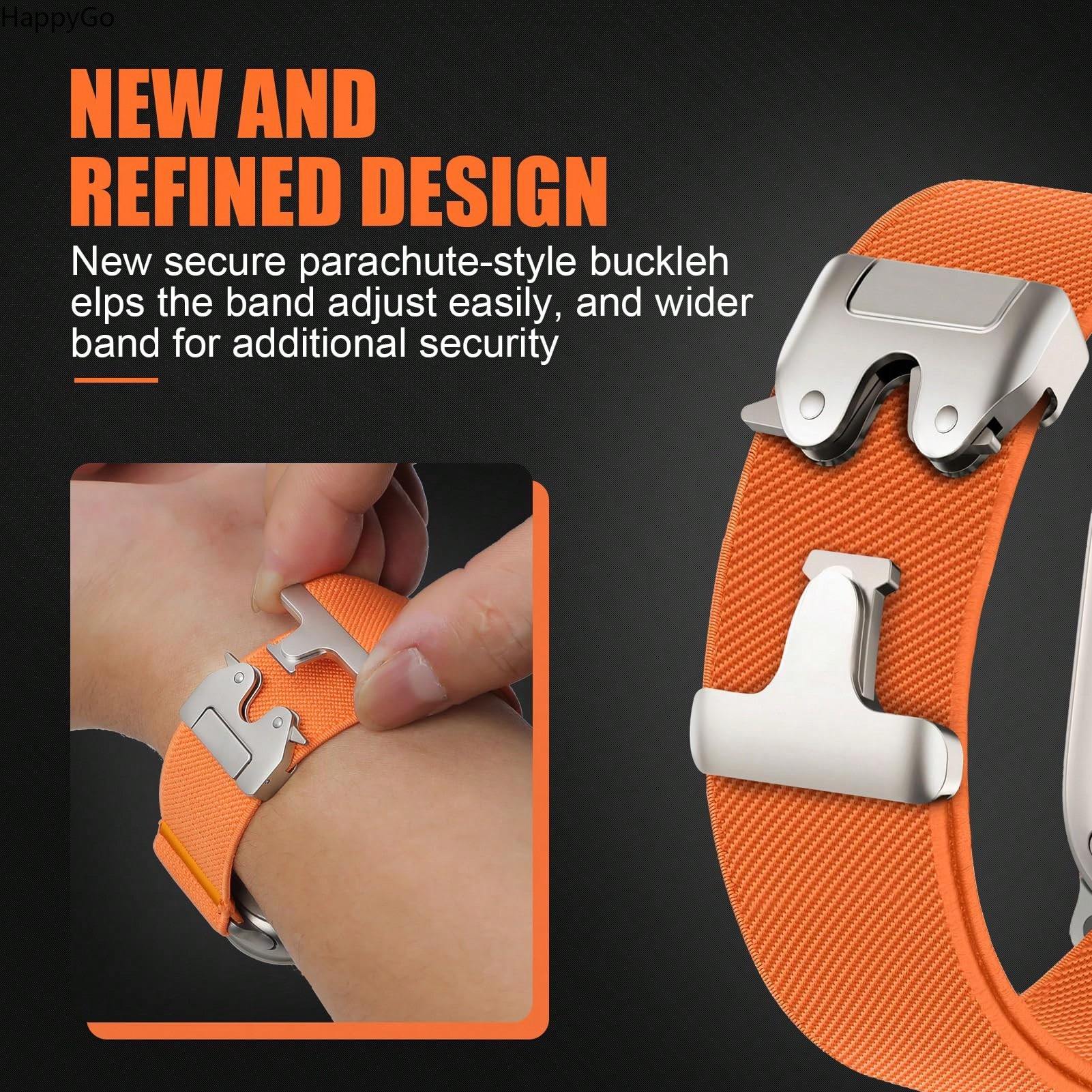 Wide Stretchy Nylon Wrist Stra - đánh giá và giá Parachute Strap Elastic