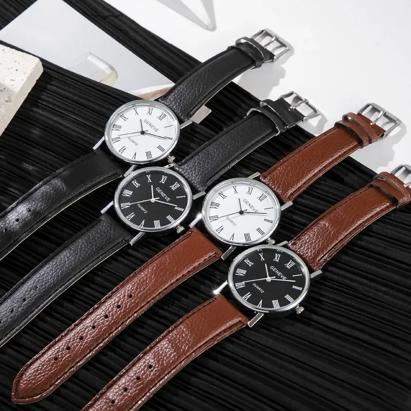 Famous Brand Men Quartz Watch  - đánh giá và giá Leather Watch Band Men