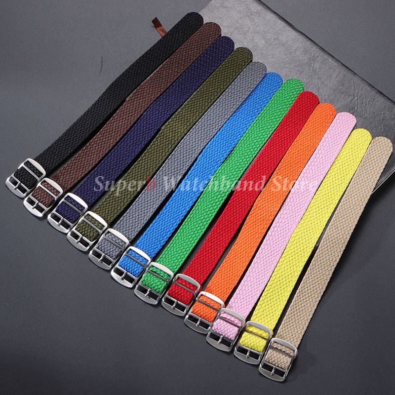 Nylon Woven Canvas Watch Band  - đánh giá và giá Perlon Strap Woven