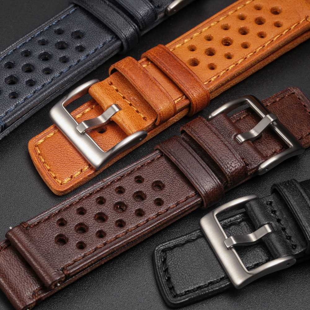 Hemsut Cowhide Watch Band Quic - đánh giá và giá Leather Strap Quick Release