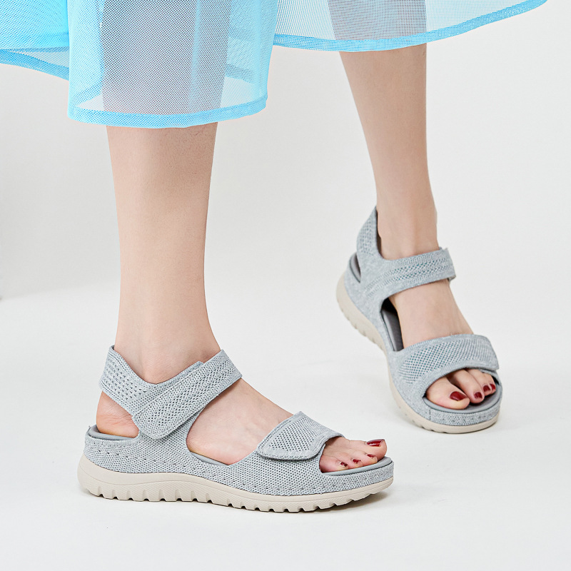 Ladies Knit Mesh Platform Spor - đánh giá và giá Sport Loop Velcro