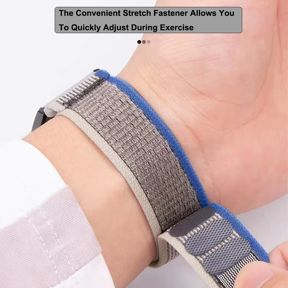 20/22mm Trail Loop Watchband F - đánh giá và giá Sport Loop Velcro